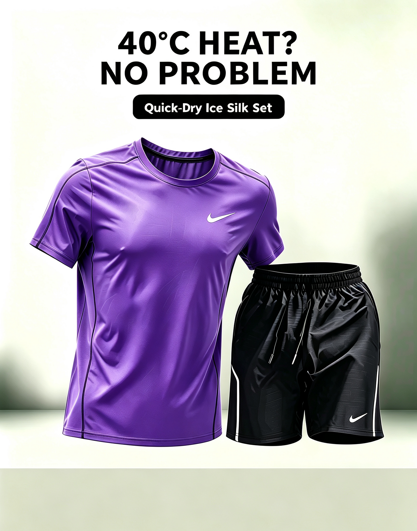 Quick-dry two-piece sportswear set