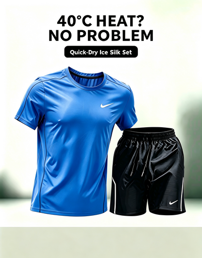 Quick-dry two-piece sportswear set