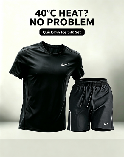 Quick-dry two-piece sportswear set