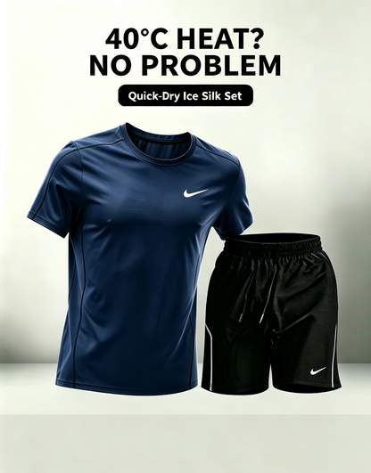 Quick-dry two-piece sportswear set
