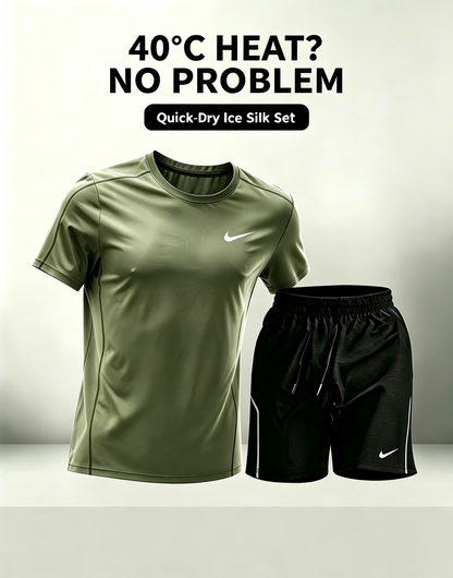 Quick-dry two-piece sportswear set