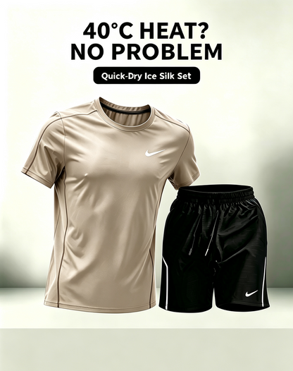 Quick-dry two-piece sportswear set