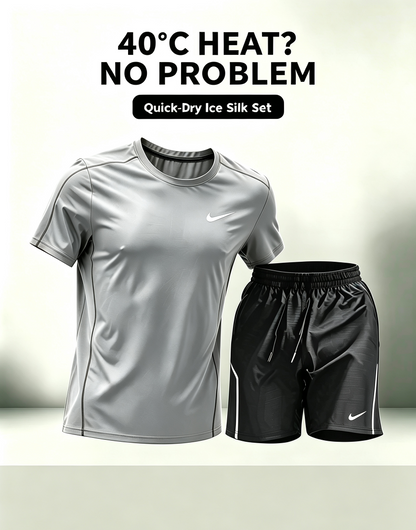 Quick-dry two-piece sportswear set