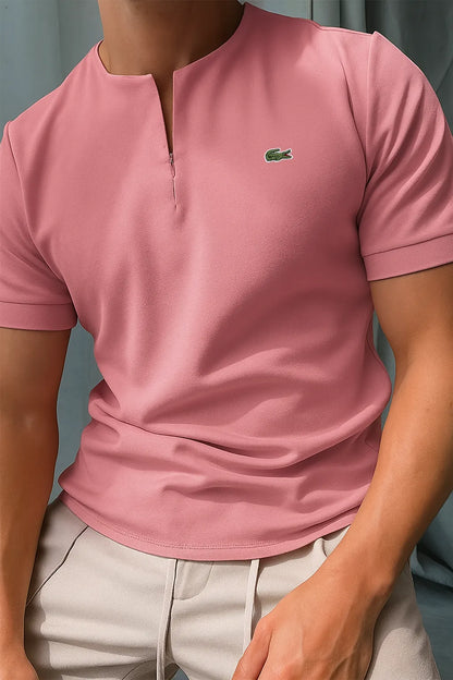 Bestselling item! Zipper collar T-shirt