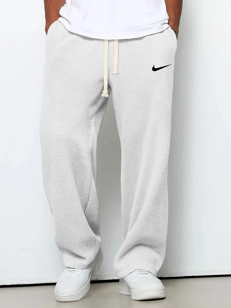 New drawstring stretch casual pants