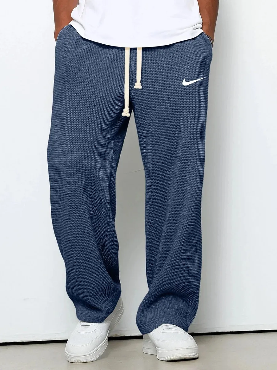 New drawstring stretch casual pants