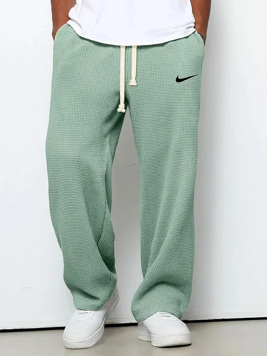 New drawstring stretch casual pants