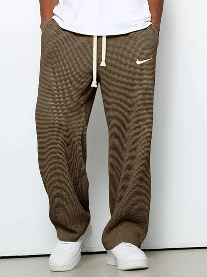 New drawstring stretch casual pants