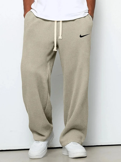 New drawstring stretch casual pants