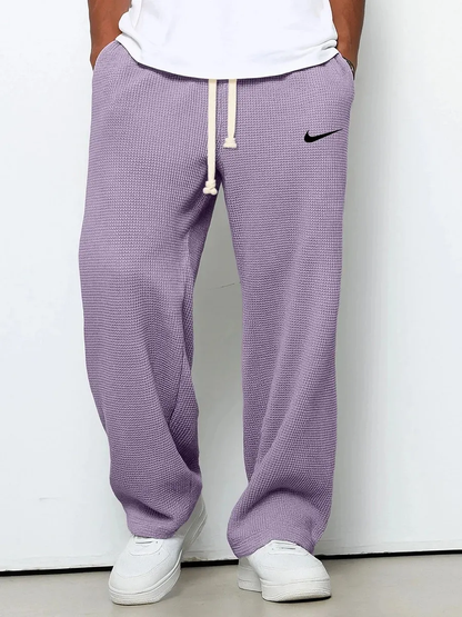New drawstring stretch casual pants