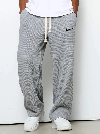 New drawstring stretch casual pants