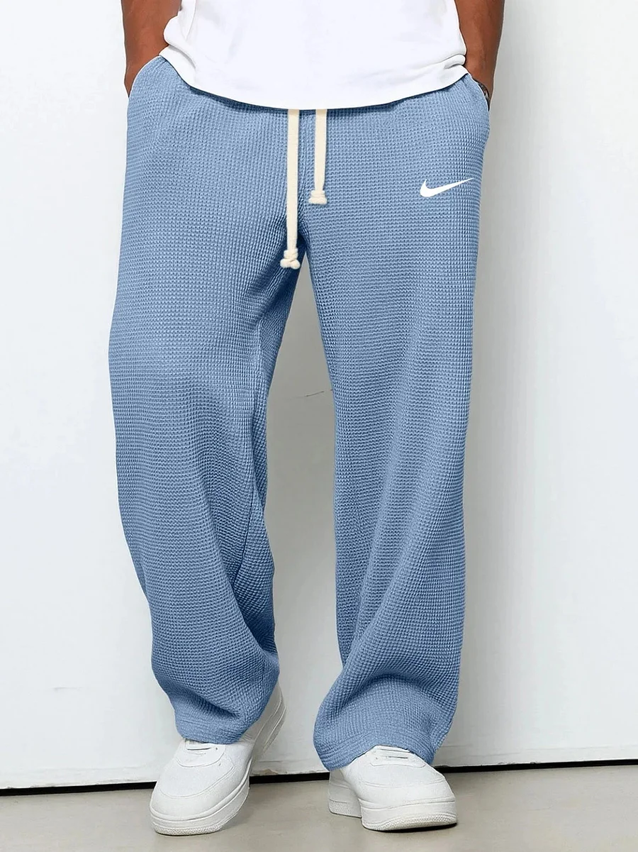 New drawstring stretch casual pants