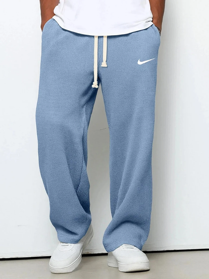 New drawstring stretch casual pants
